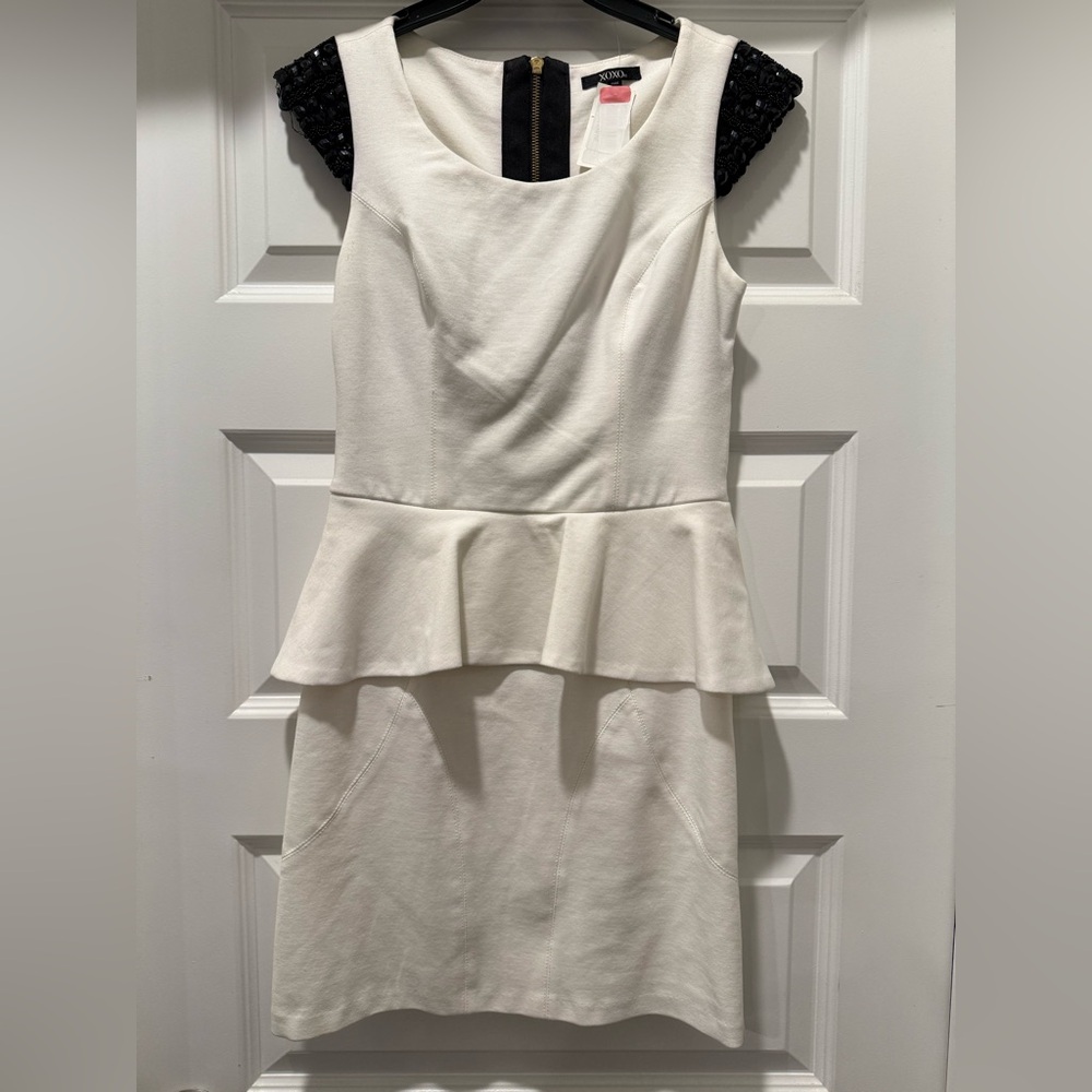 White and Black Dress